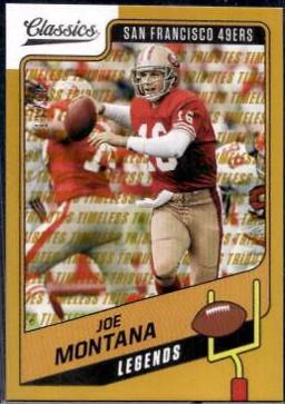 Joe Montana [H2 Premium Edition Timeless Tributes Gold] #111