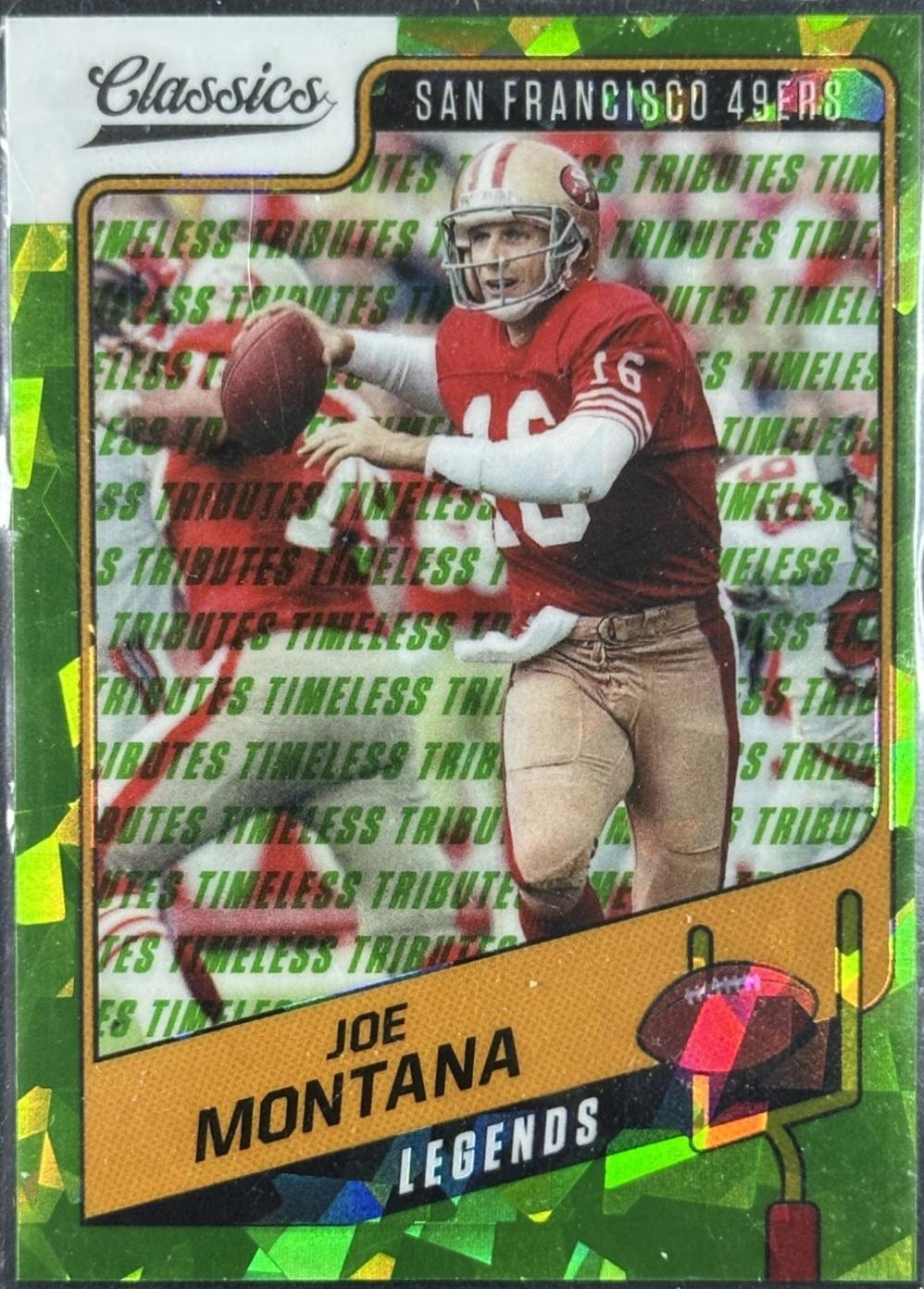 Joe Montana [H2 Premium Edition Timeless Tributes Green] #111