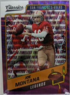Joe Montana [H2 Premium Edition Timeless Tributes Purple] #111