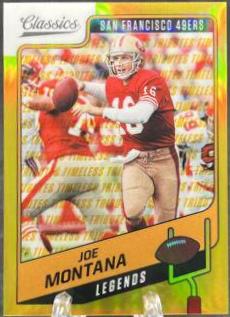 Joe Montana [Premium Edition Timeless Tributes Gold] #111