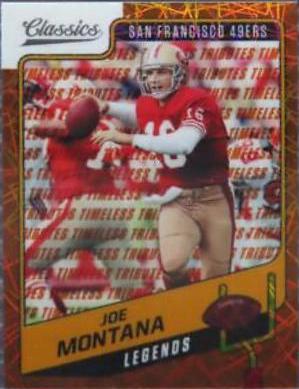 Joe Montana [Premium Edition Timeless Tributes Orange] #111