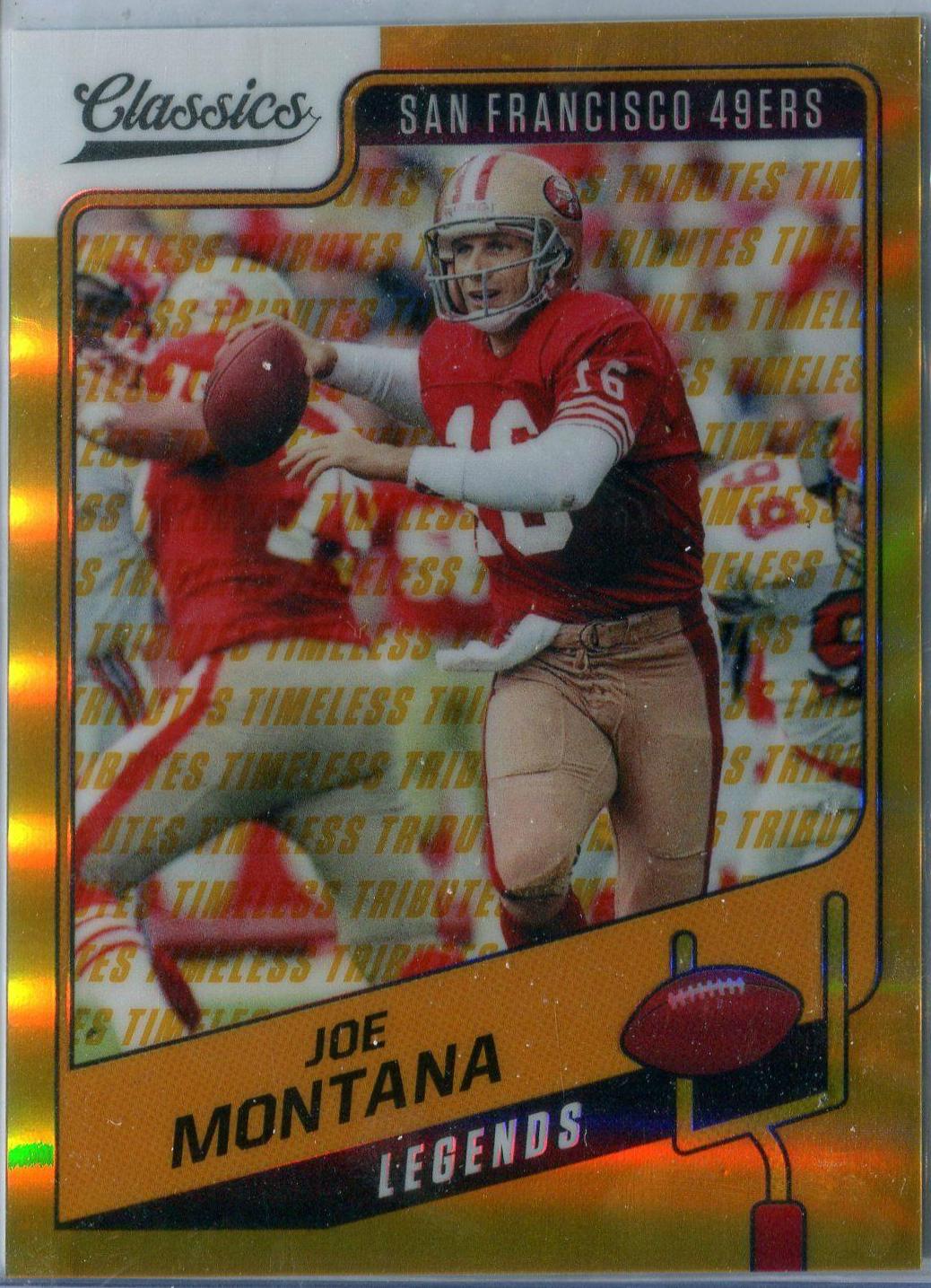 Joe Montana [Timeless Tributes Gold] #111