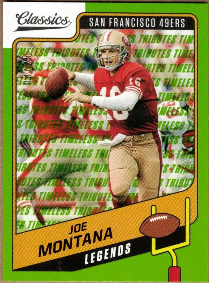 Joe Montana [Timeless Tributes Green] #111