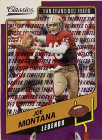Joe Montana [Timeless Tributes Purple] #111