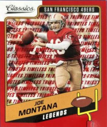 Joe Montana [Timeless Tributes Red] #111
