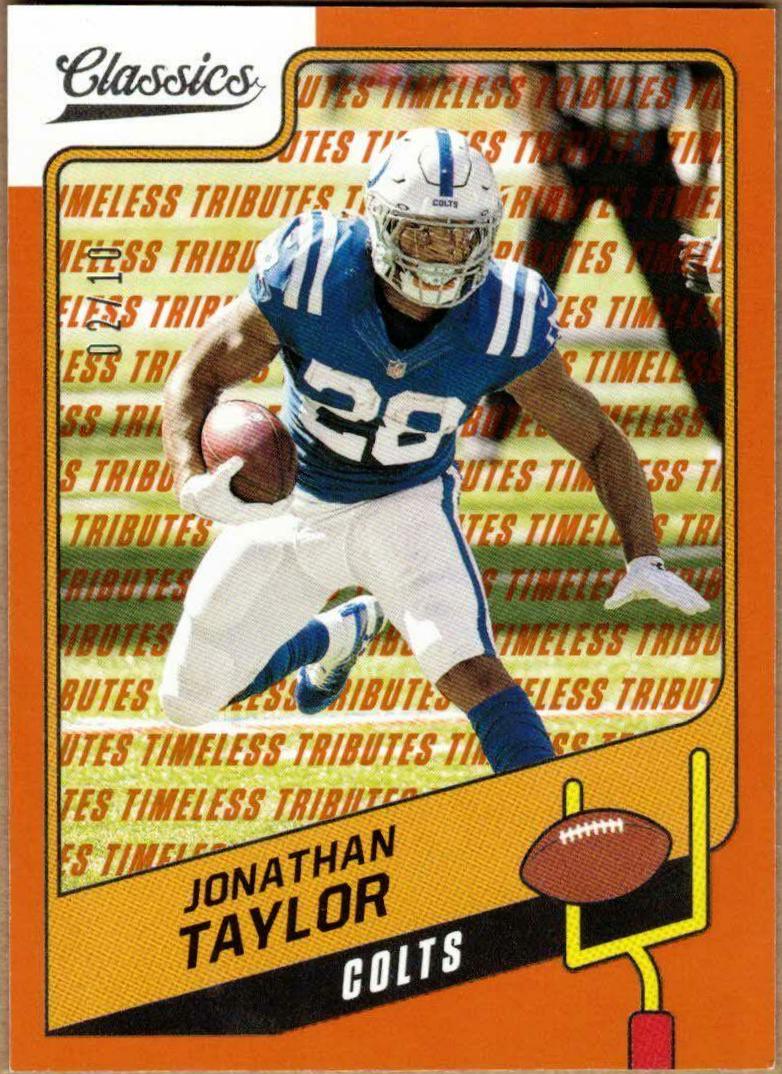 Jonathan Taylor [Timeless Tributes Orange] #7