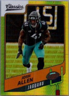 Josh Allen [H2 Premium Edition Timeless Tributes Gold] #3