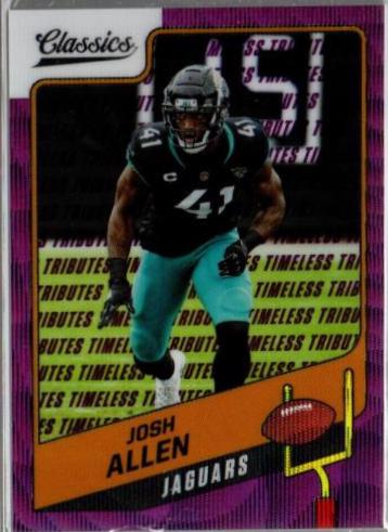 Josh Allen [H2 Premium Edition Timeless Tributes Purple] #3