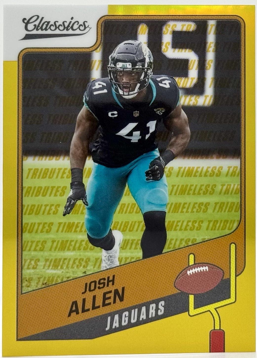Josh Allen [Premium Edition Timeless Tributes Gold] #3