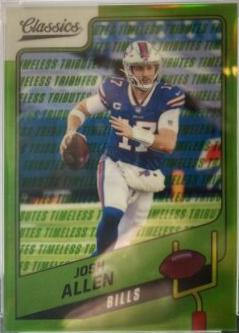 Josh Allen [Premium Edition Timeless Tributes Green] #63