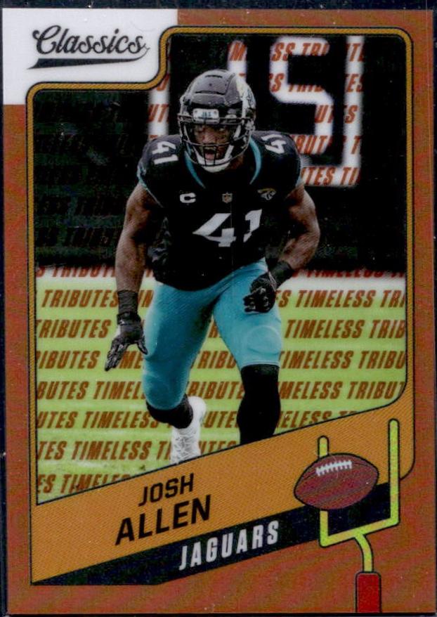 Josh Allen [Premium Edition Timeless Tributes Orange] #3