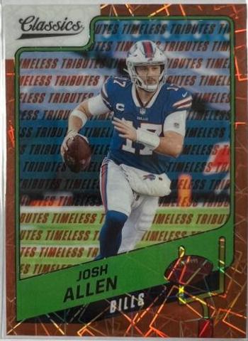 Josh Allen [Premium Edition Timeless Tributes Orange] #63