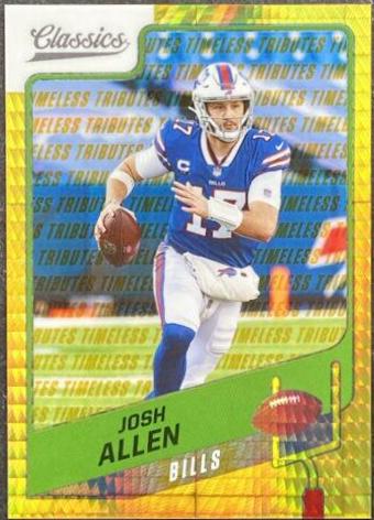 Josh Allen [Timeless Tributes Gold] #63