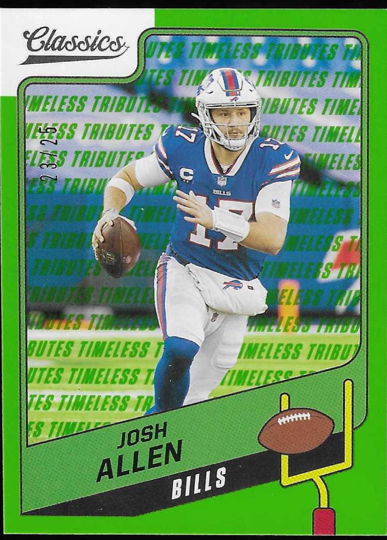 Josh Allen [Timeless Tributes Green] #63