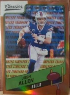 Josh Allen [Timeless Tributes Orange] #63