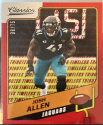 Josh Allen [Timeless Tributes Red] #3