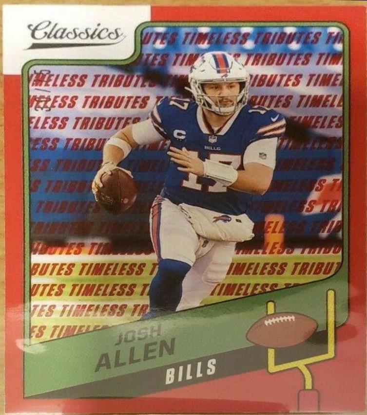 Josh Allen [Timeless Tributes Red] #63