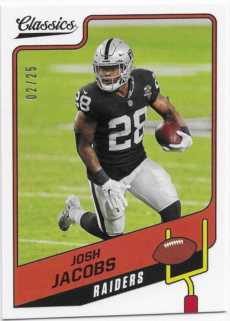 Josh Jacobs [Blank Back] #97
