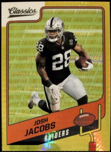 Josh Jacobs [H2 Premium Edition Timeless Tributes Gold] #97