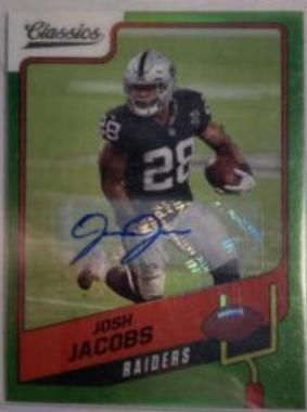Josh Jacobs [Premium Edition Significant Signature Green] #97