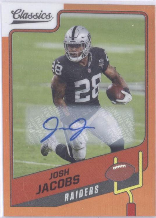 Josh Jacobs [Premium Edition Significant Signature Orange] #97