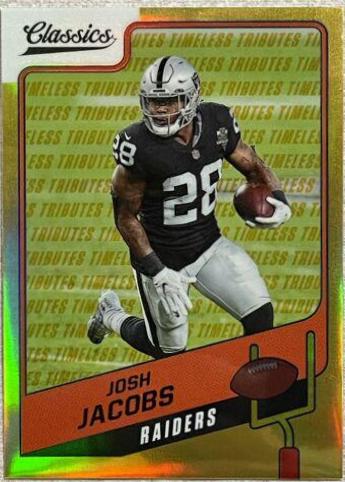 Josh Jacobs [Premium Edition Timeless Tributes Gold] #97