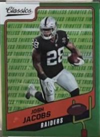 Josh Jacobs [Premium Edition Timeless Tributes Green] #97