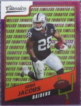 Josh Jacobs [Premium Edition Timeless Tributes Purple] #97