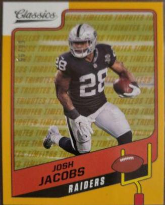 Josh Jacobs [Timeless Tributes Gold] #97