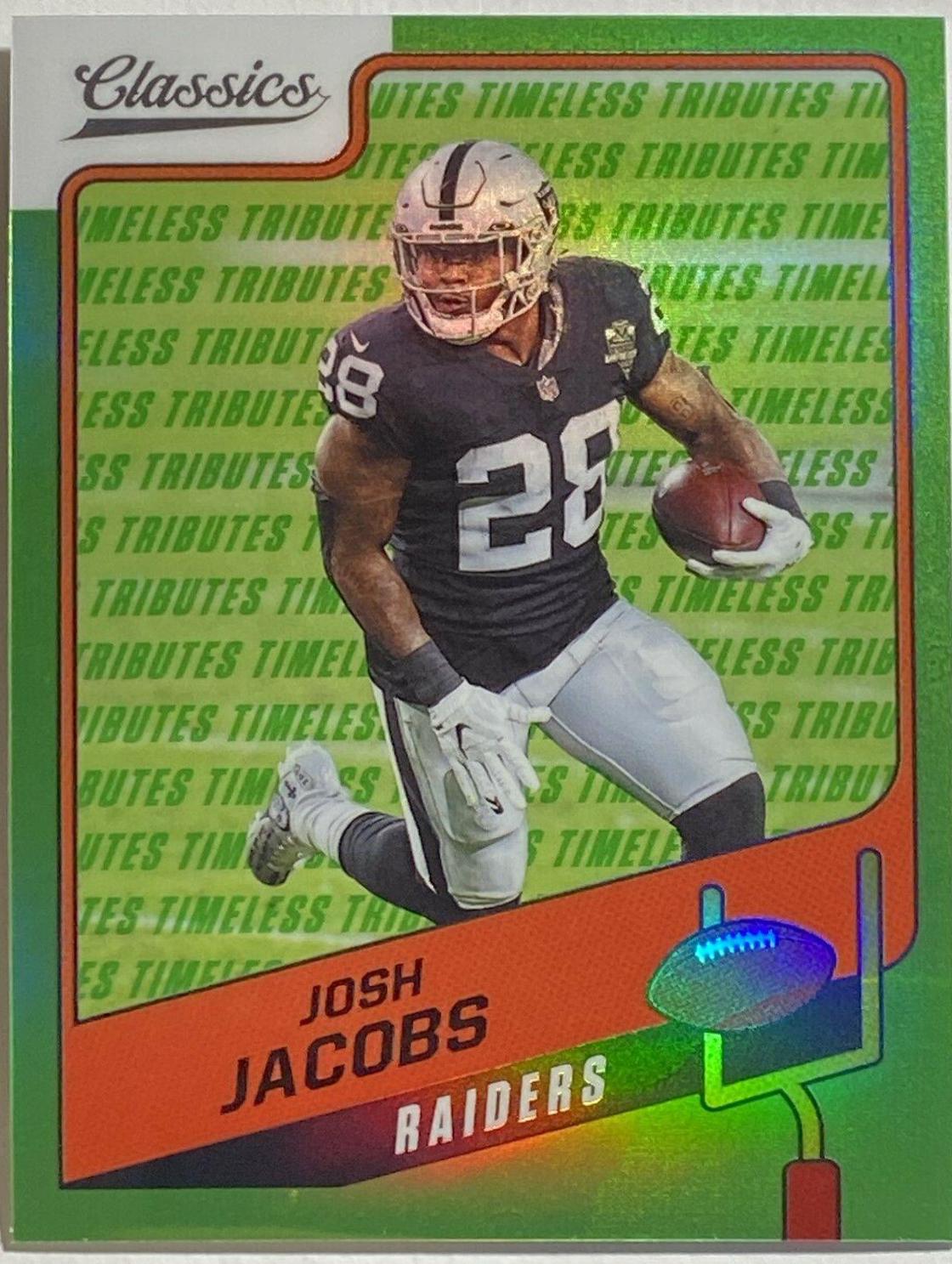 Josh Jacobs [Timeless Tributes Green] #97