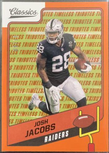 Josh Jacobs [Timeless Tributes Orange] #97