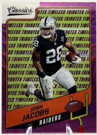 Josh Jacobs [Timeless Tributes Purple] #97