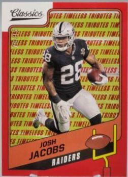 Josh Jacobs [Timeless Tributes Red] #97