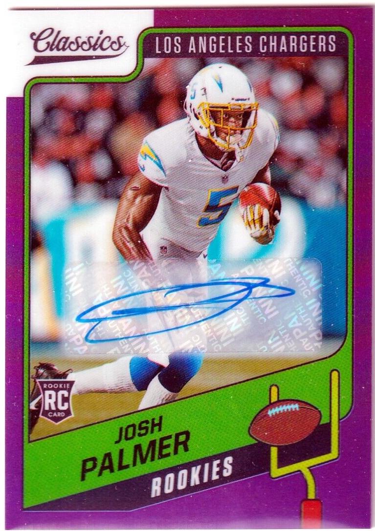 Josh Palmer [Premium Edition Significant Signature H2 Purple] #179