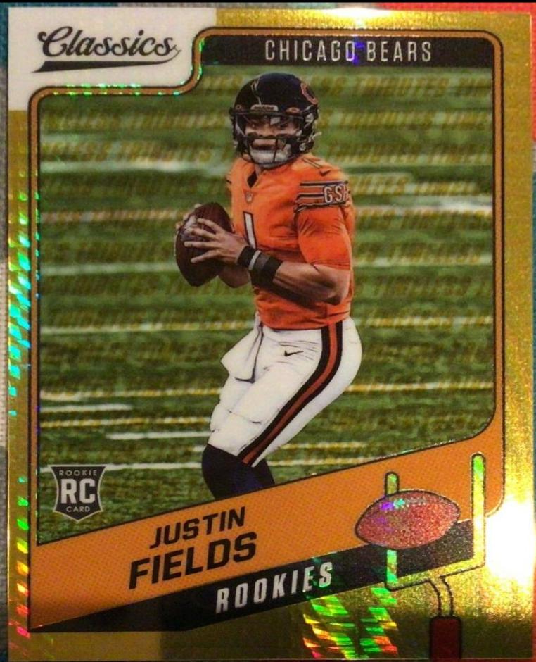Justin Fields [H2 Premium Edition Timeless Tributes Gold] #154