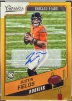 Justin Fields [Premium Edition Significant Signature Gold] #154