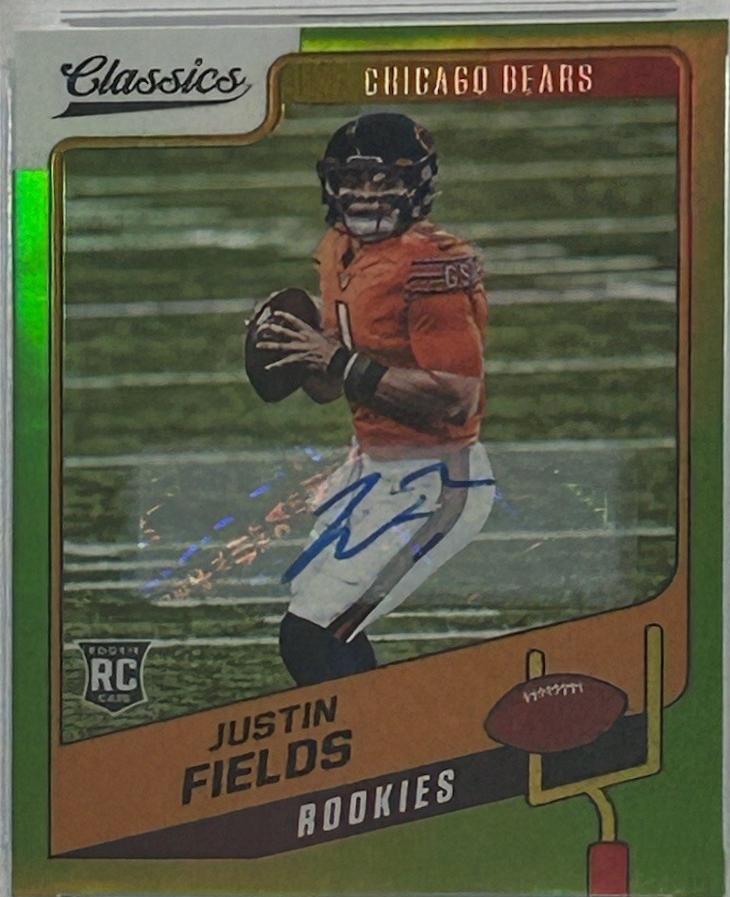 Justin Fields [Premium Edition Significant Signature Green] #154