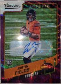 Justin Fields [Premium Edition Significant Signature H2 Purple] #154