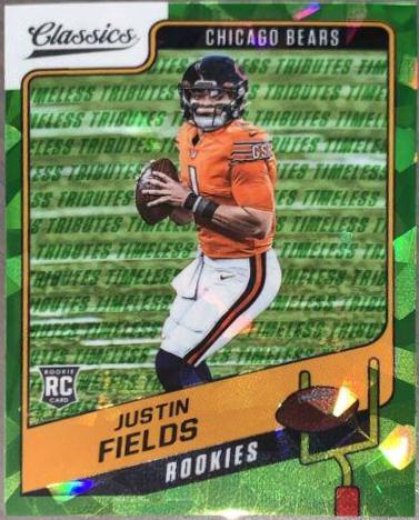 Justin Fields [Timeless Tributes Green] #154