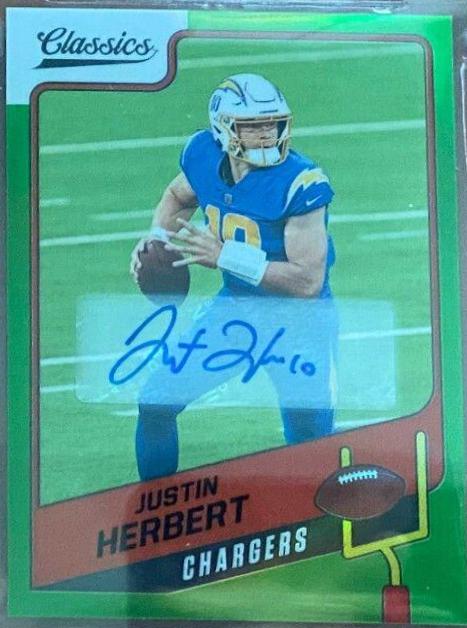 Justin Herbert [Premium Edition Significant Signature Green] #99