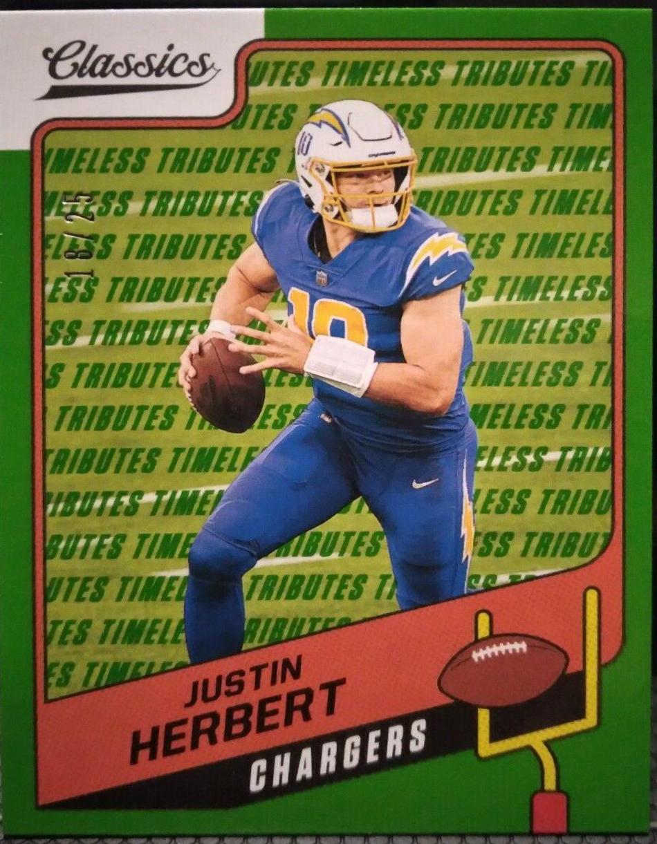 Justin Herbert [Timeless Tributes Green] #99