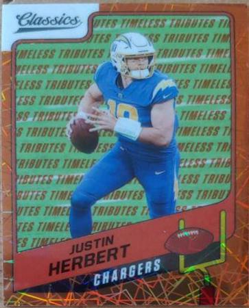 Justin Herbert [Timeless Tributes Orange] #99