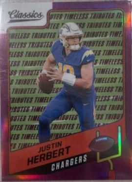 Justin Herbert [Timeless Tributes Purple] #99