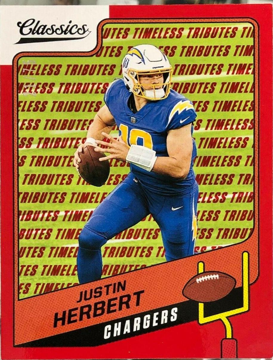 Justin Herbert [Timeless Tributes Red] #99