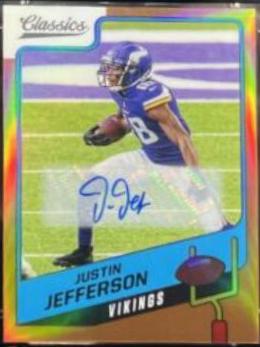Justin Jefferson [Premium Edition Significant Signature Orange] #49