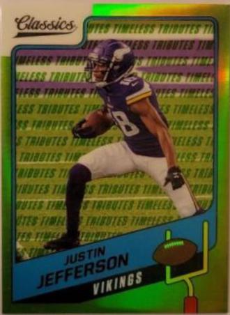 Justin Jefferson [Premium Edition Timeless Tributes Green] #49