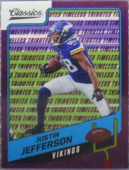 Justin Jefferson [Premium Edition Timeless Tributes Purple] #49