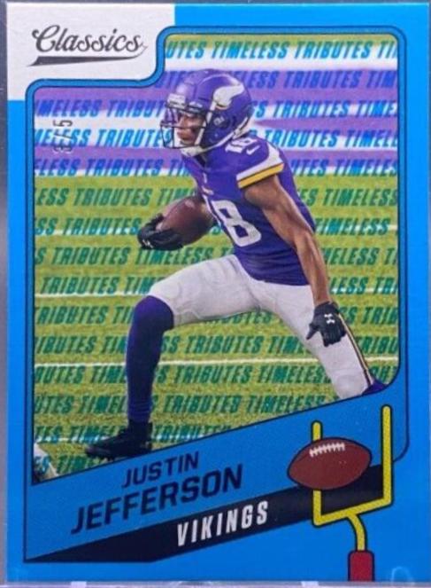 Justin Jefferson [Timeless Tributes Blue] #49