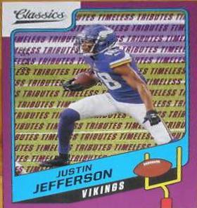 Justin Jefferson [Timeless Tributes Purple] #49