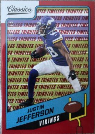 Justin Jefferson [Timeless Tributes Red] #49